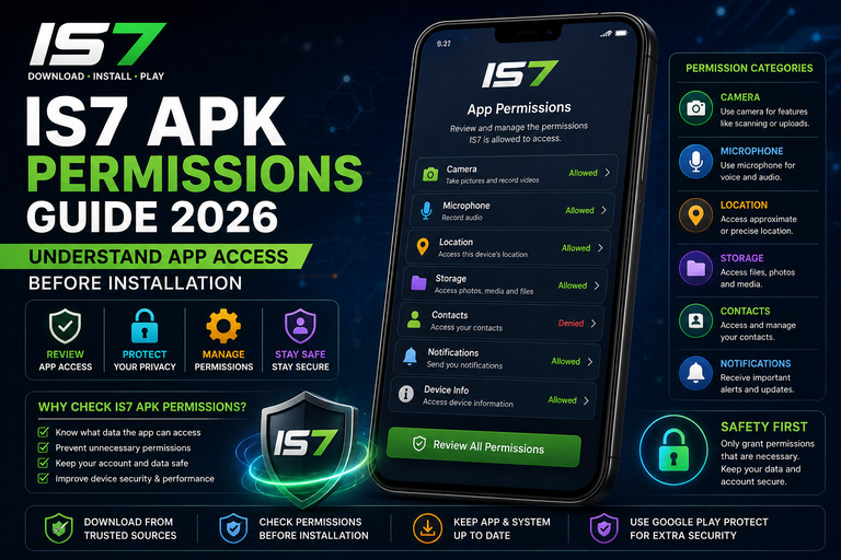 IS7 APK Permissions Guide 2026: Understand App Access Before Installation