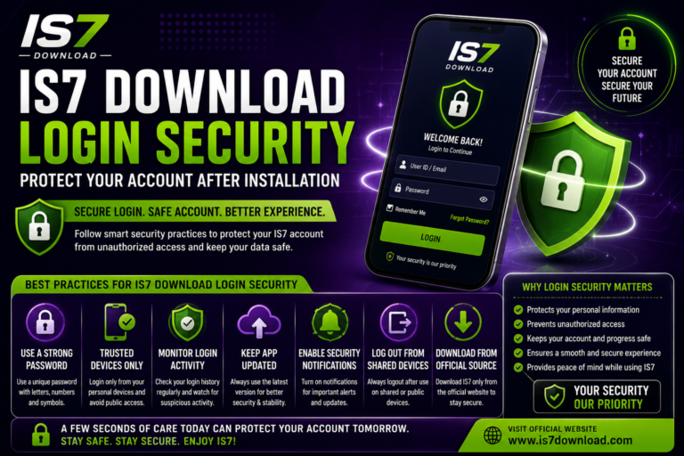 IS7 Download Login Security Guide: Protect Your Account After Installation